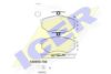 ICER 180950-700 Brake Pad Set, disc brake